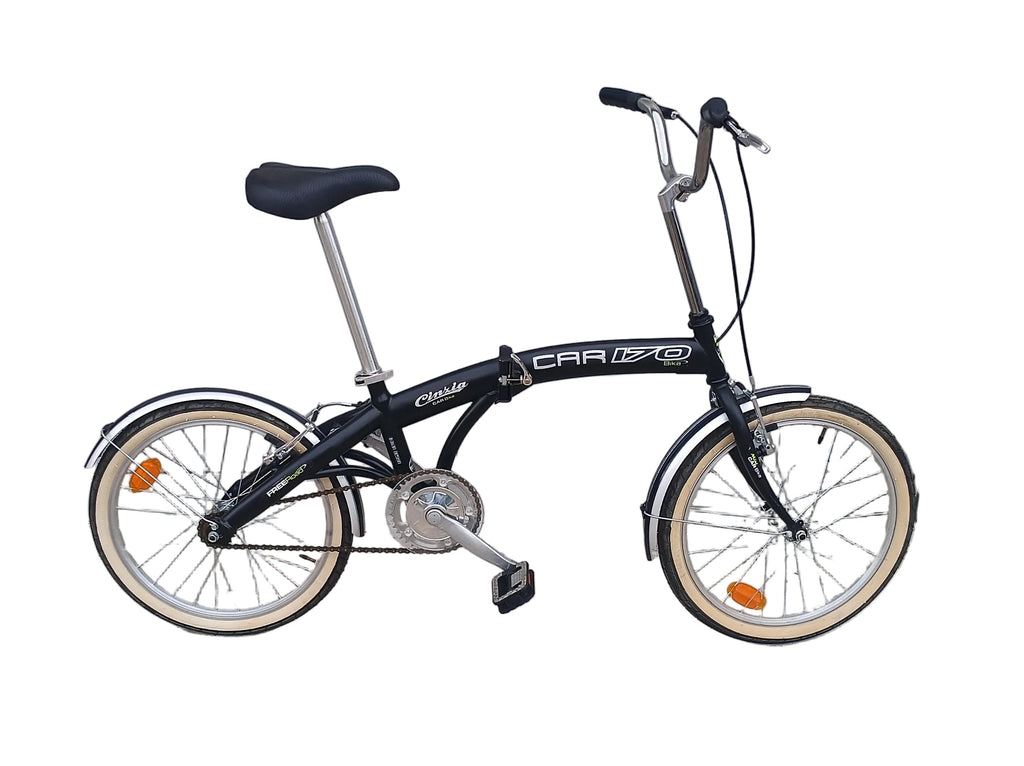 Car 170 Bicicletta Pieghevole Nera