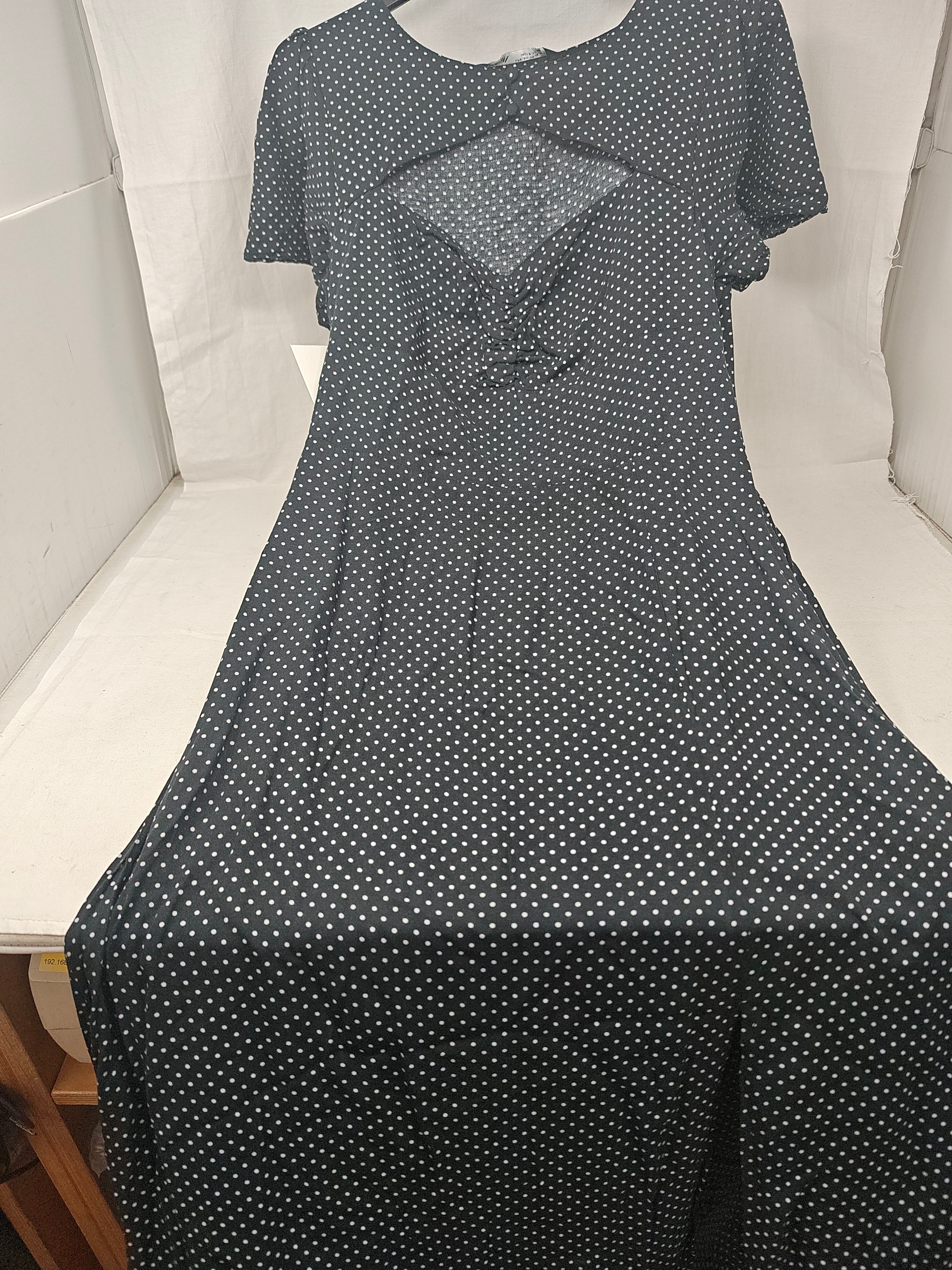Zara Abito Lungo Nero Pios M
