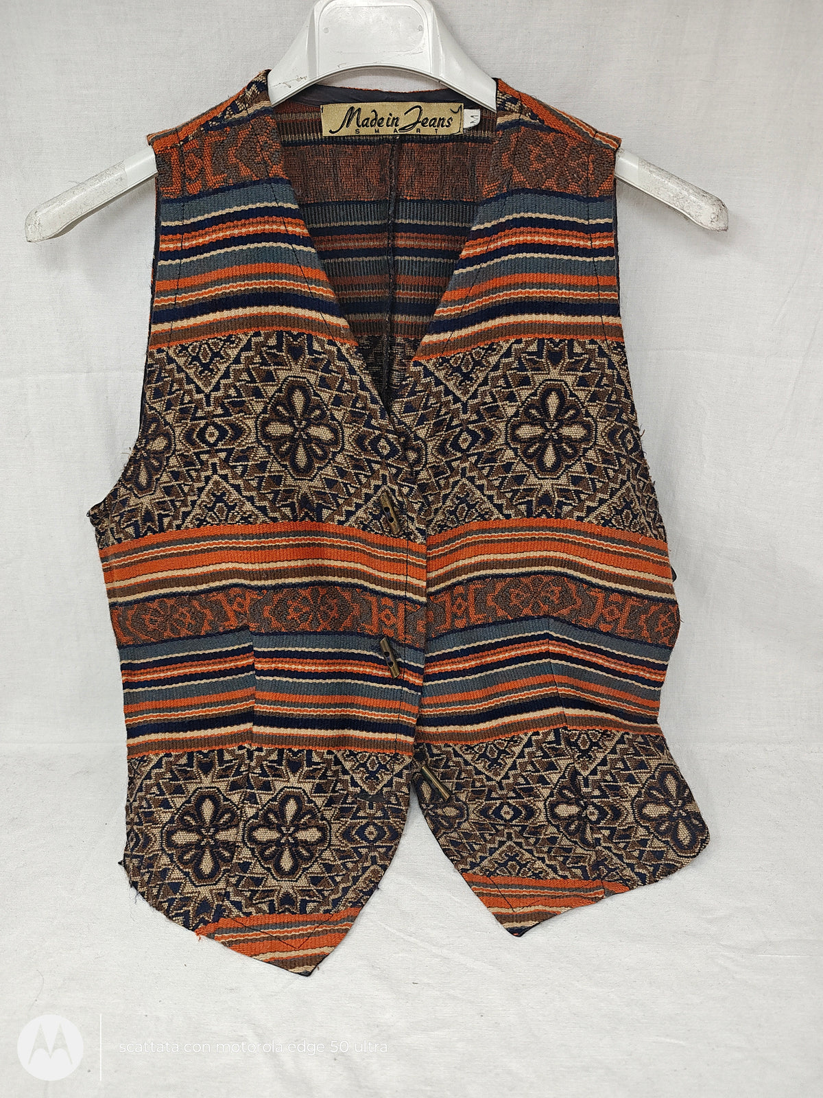 Made In Jeans Gilet In Lana Colorato M
