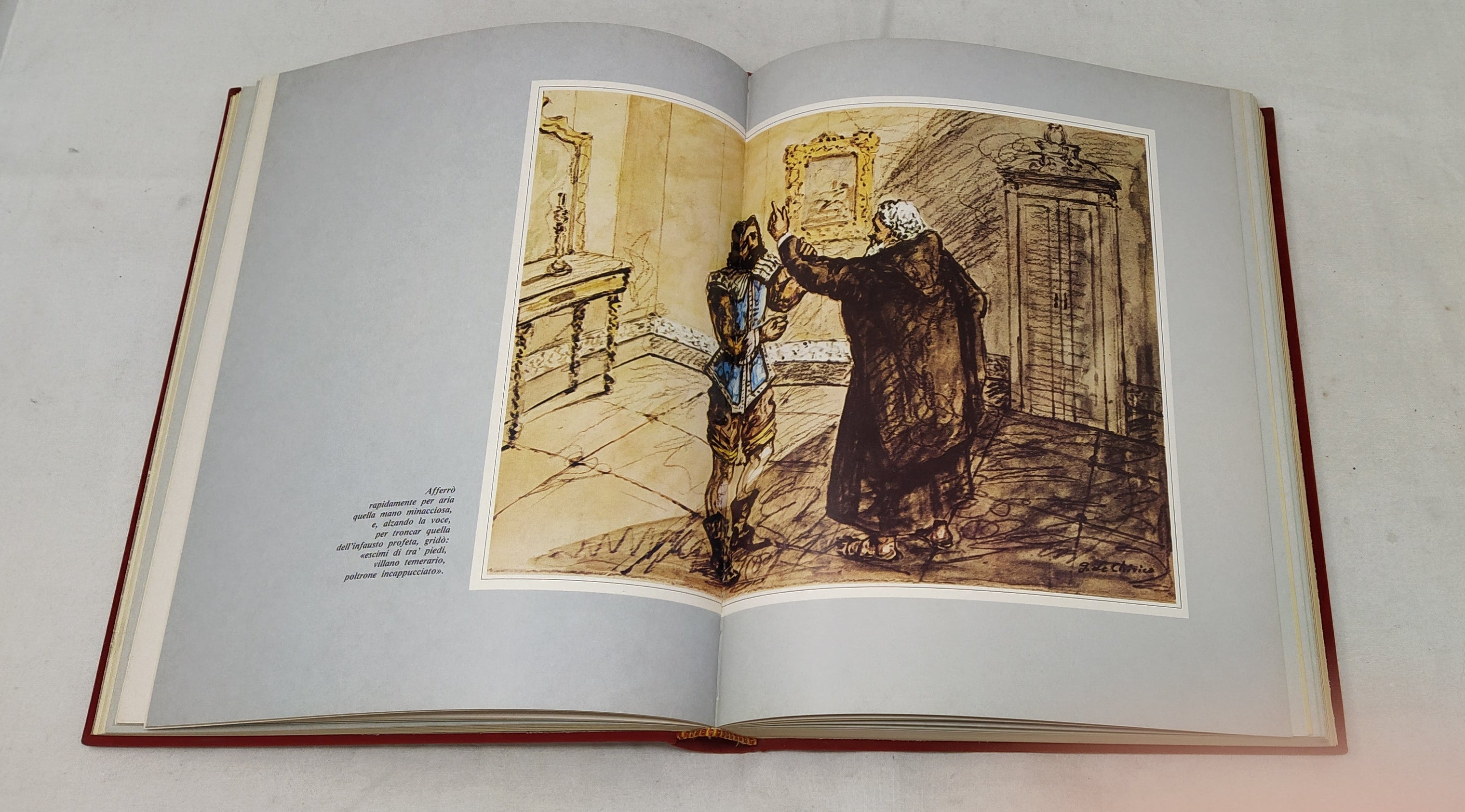 I Promessi Sposi - Editoriale Del Drago Illustrato Giorio De Chirico 3 Volumi Completo
