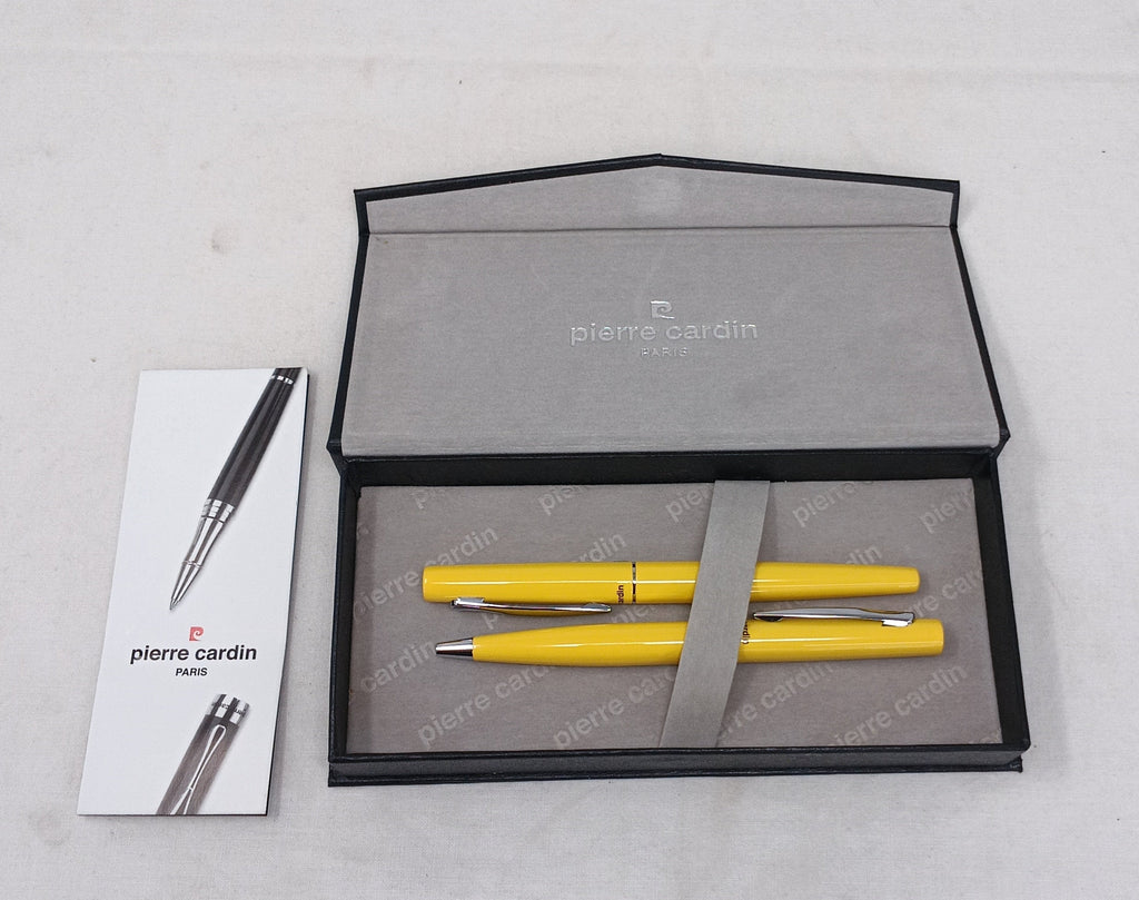 Pierre Cardin Due Penne Gialle Nuove