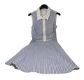 Intrend Abito Righe Blu Bco 42