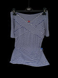 Guess Maglietta Righe Blu Bca L