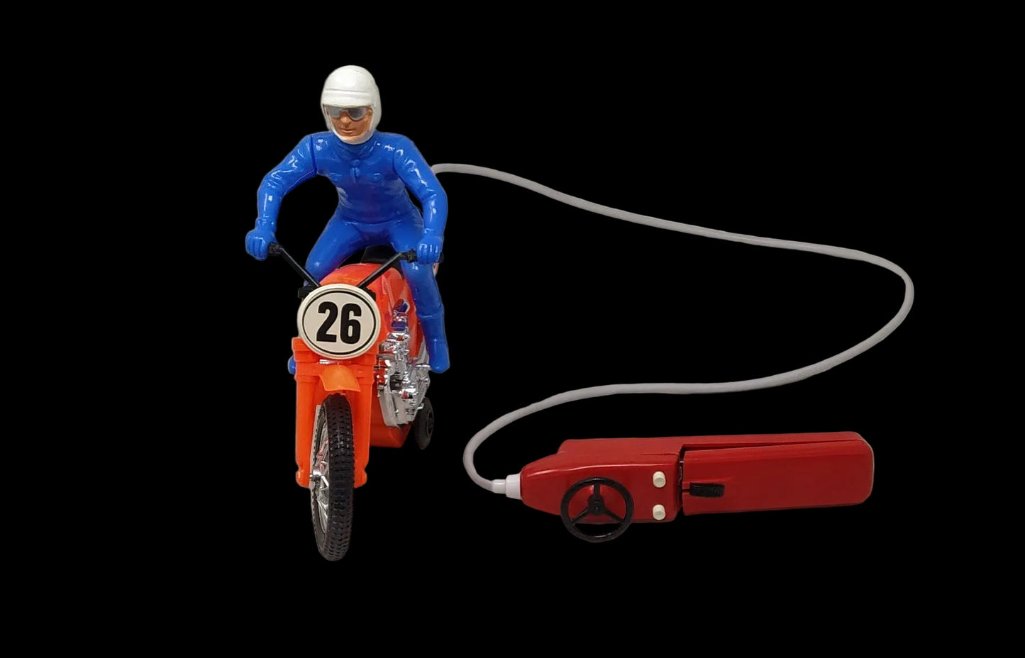 Joustra Moto Cross Filo Guidata Gioco Vintage Anni 60  (vano Batterie Non Si Chiude Bene Ma Nulla Di Eclatante)