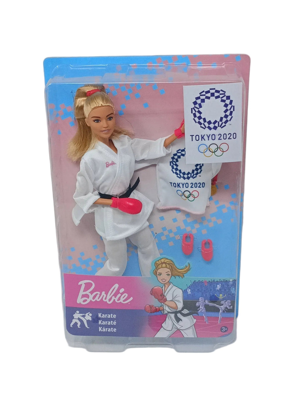 Barbie Karate Tokyo 2020 Bambola Nuova