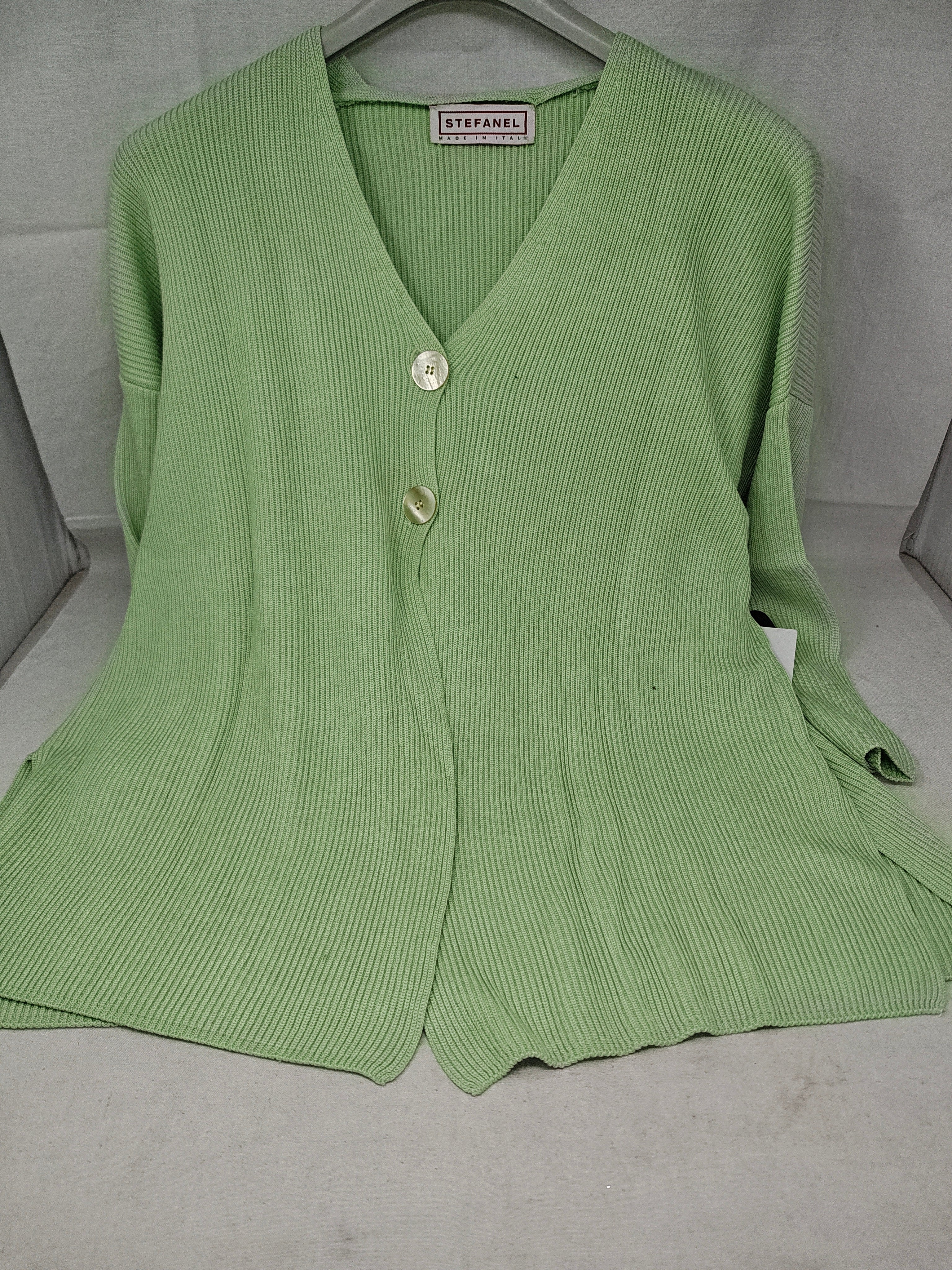 Stefanel Cardigan Verde Xl