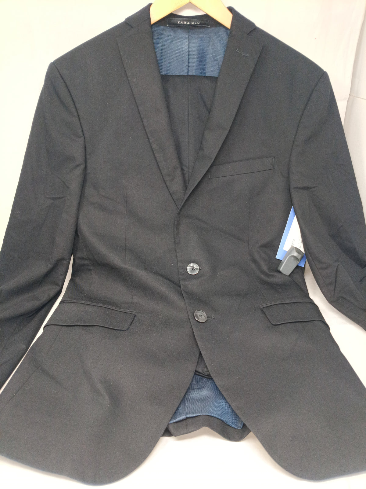 Zara Man Completo Nero U 46