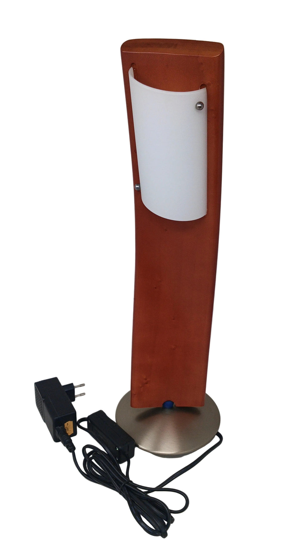Neoggetti S.r.l. Lampada Da Tavolo Struttura Legno Inclinato Vintage (alimentatore Cella 61)