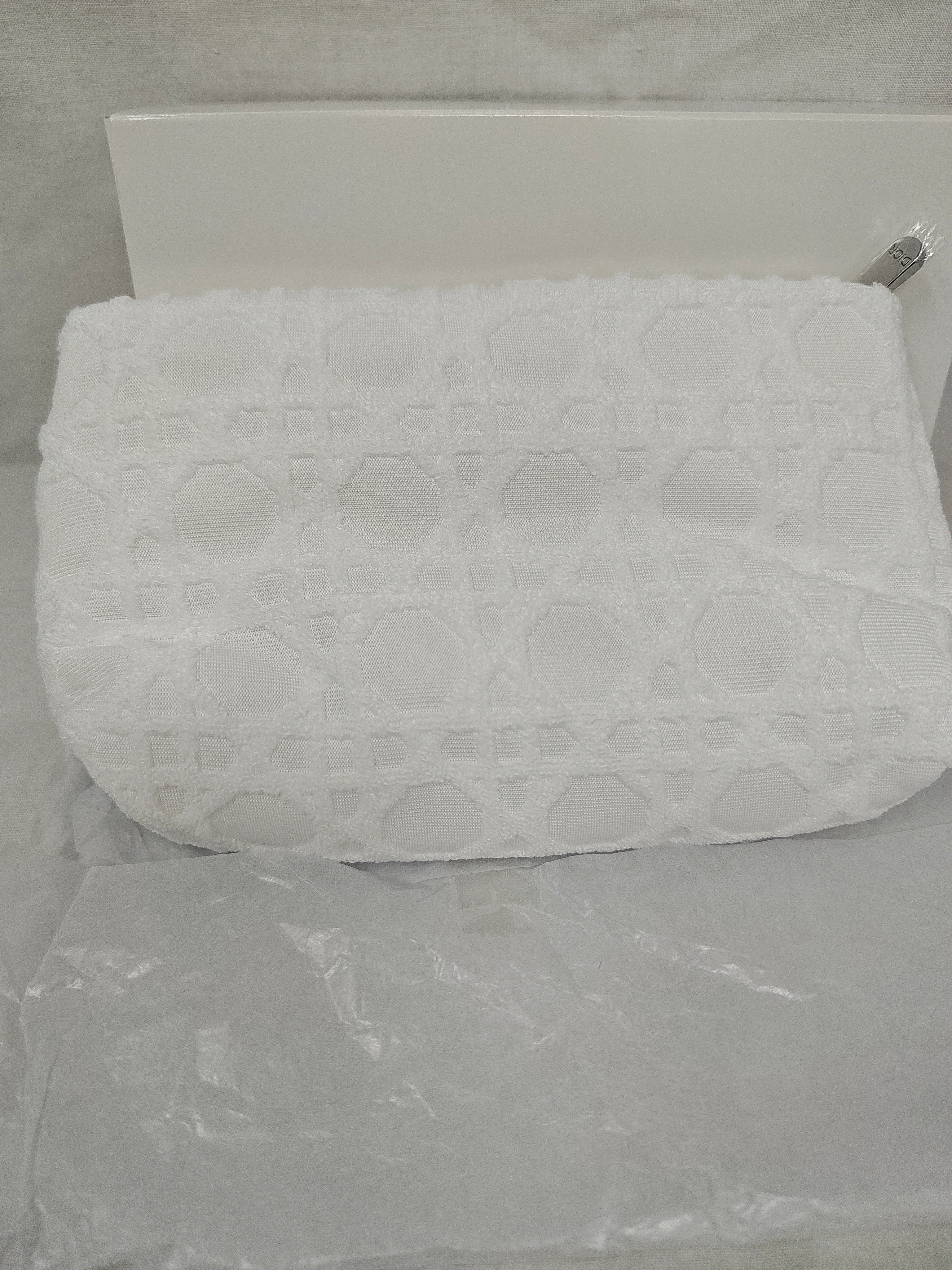 Dior Beauty Cosmetic Pouch ~ Bianco ~ Cotton Towel Feel ~ Spring 2026 Gwp