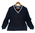 Conte Of Florence Maglione Blu Bco Xxl