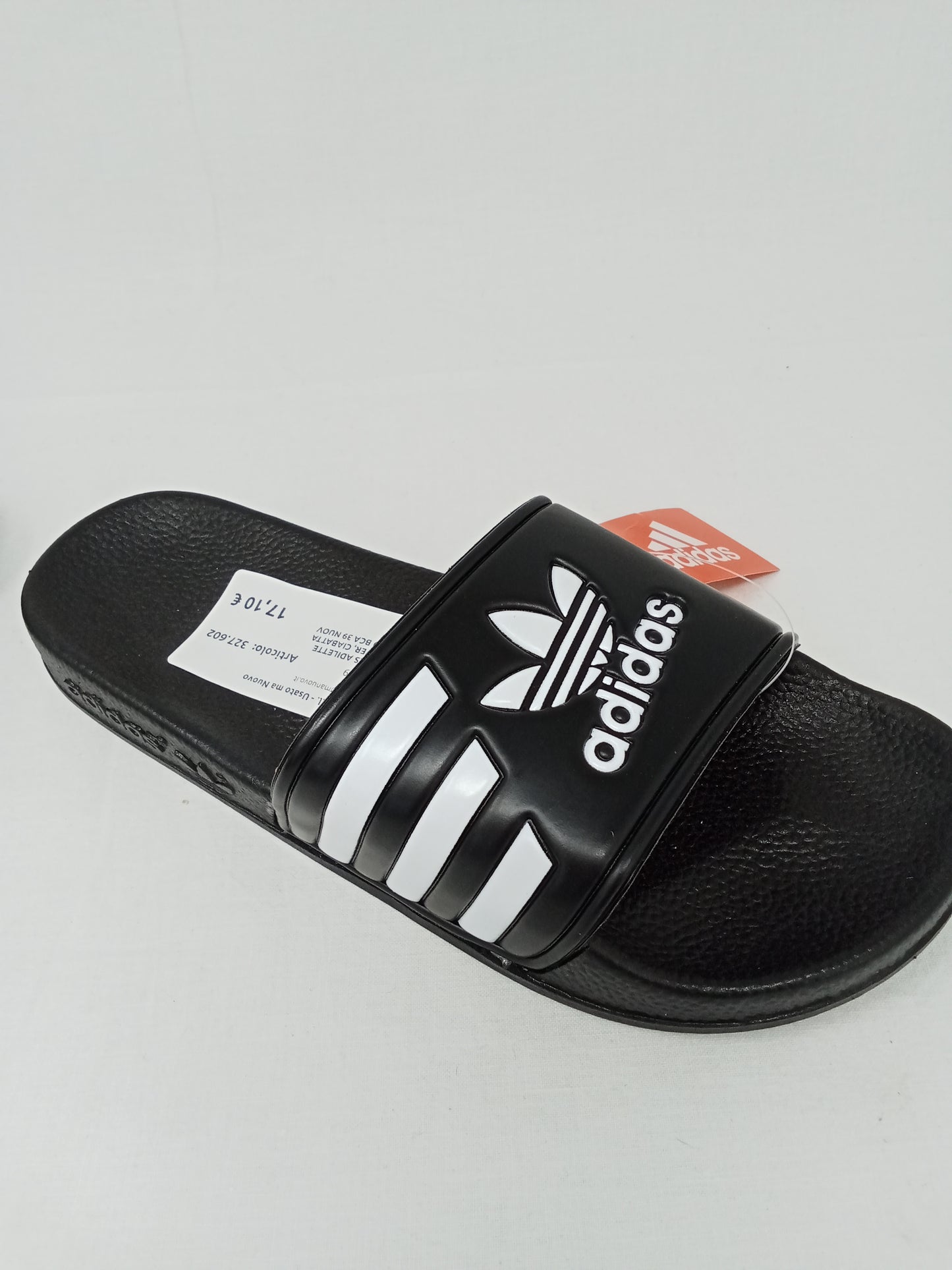 Adidas Adilette Shower, Ciabatta Nero Bca 39 Nuova