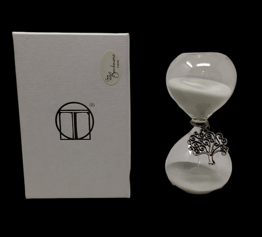 Clessidra Con Ciondolo Albero Con Scatola