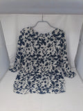 Camicia Tulle Nera Bca Fiorato Tu