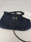 Borsa A Tracolla In Pelle Blu
