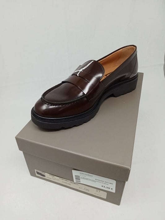 La Brianzola Mocassino In Pelle Marrone 37 Nuova