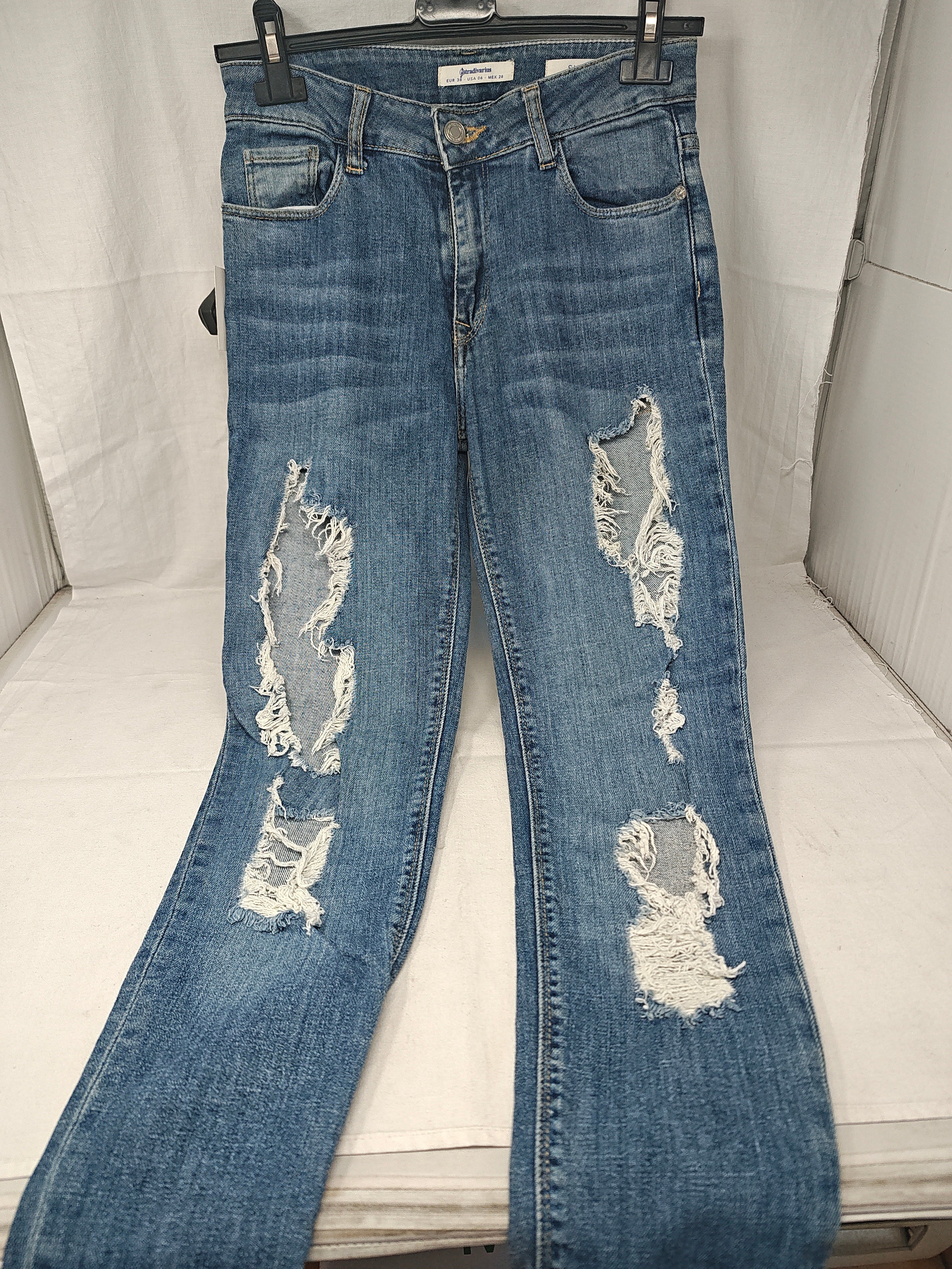 Stradivarus Jeans Strappati 38