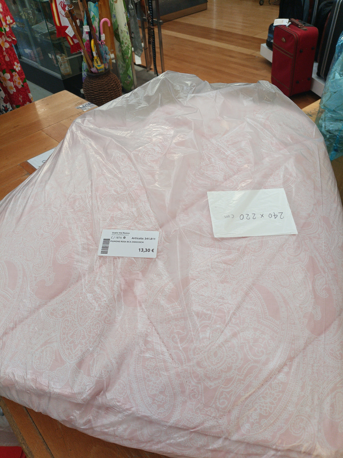 Piumone Rosa Bca 240x220cm