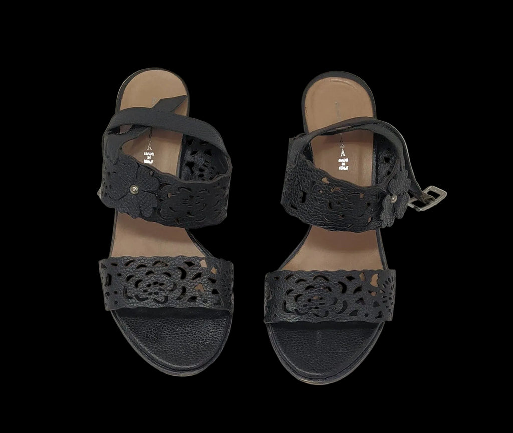 Paprika Sandalo Nero Con Tacco 38