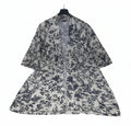 Muchmoney Cardigan Bco Nero Fiorato L
