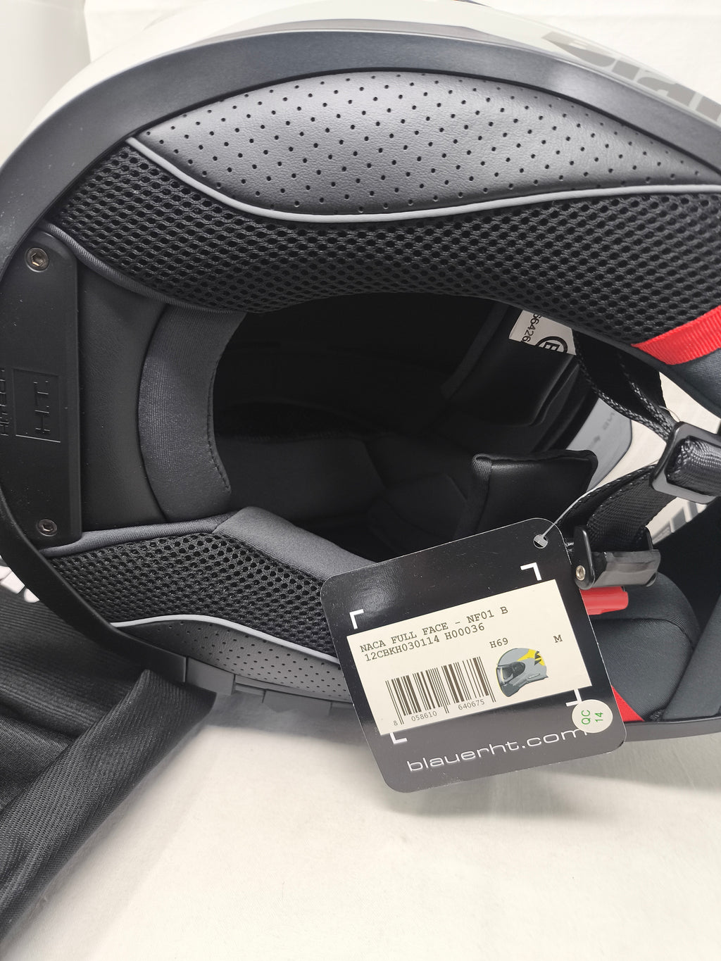 Blauer Casco Integrale Ht Naca Nf01 B Full Face Grigio Giallo Opaco Misura M Nuovo