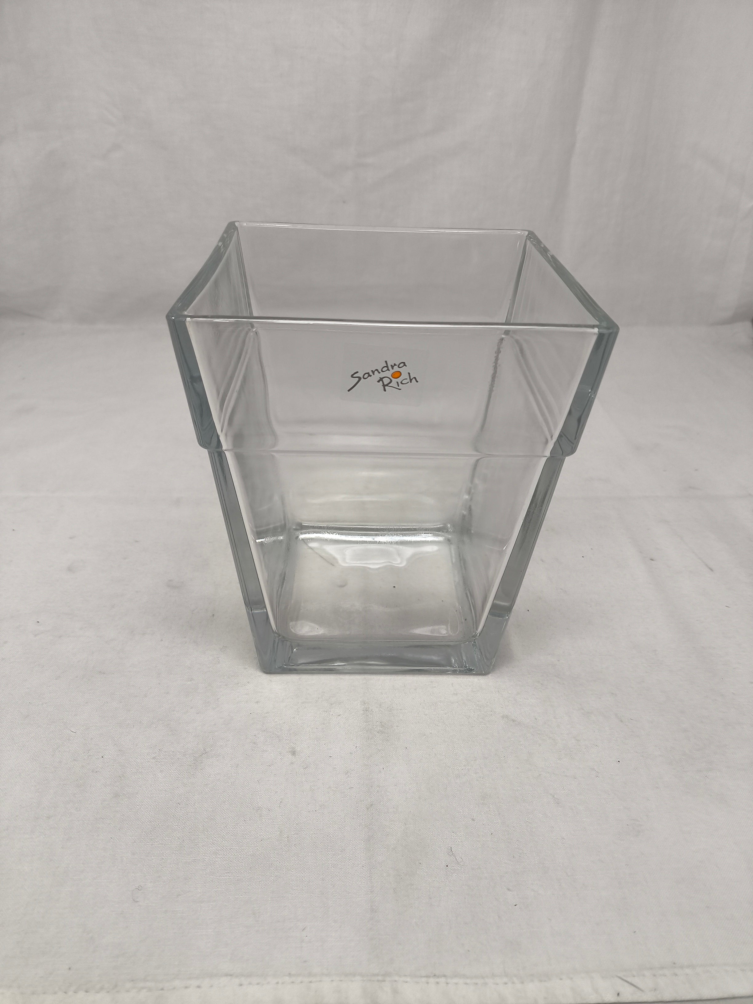 Vaso In Vetro H.16cm