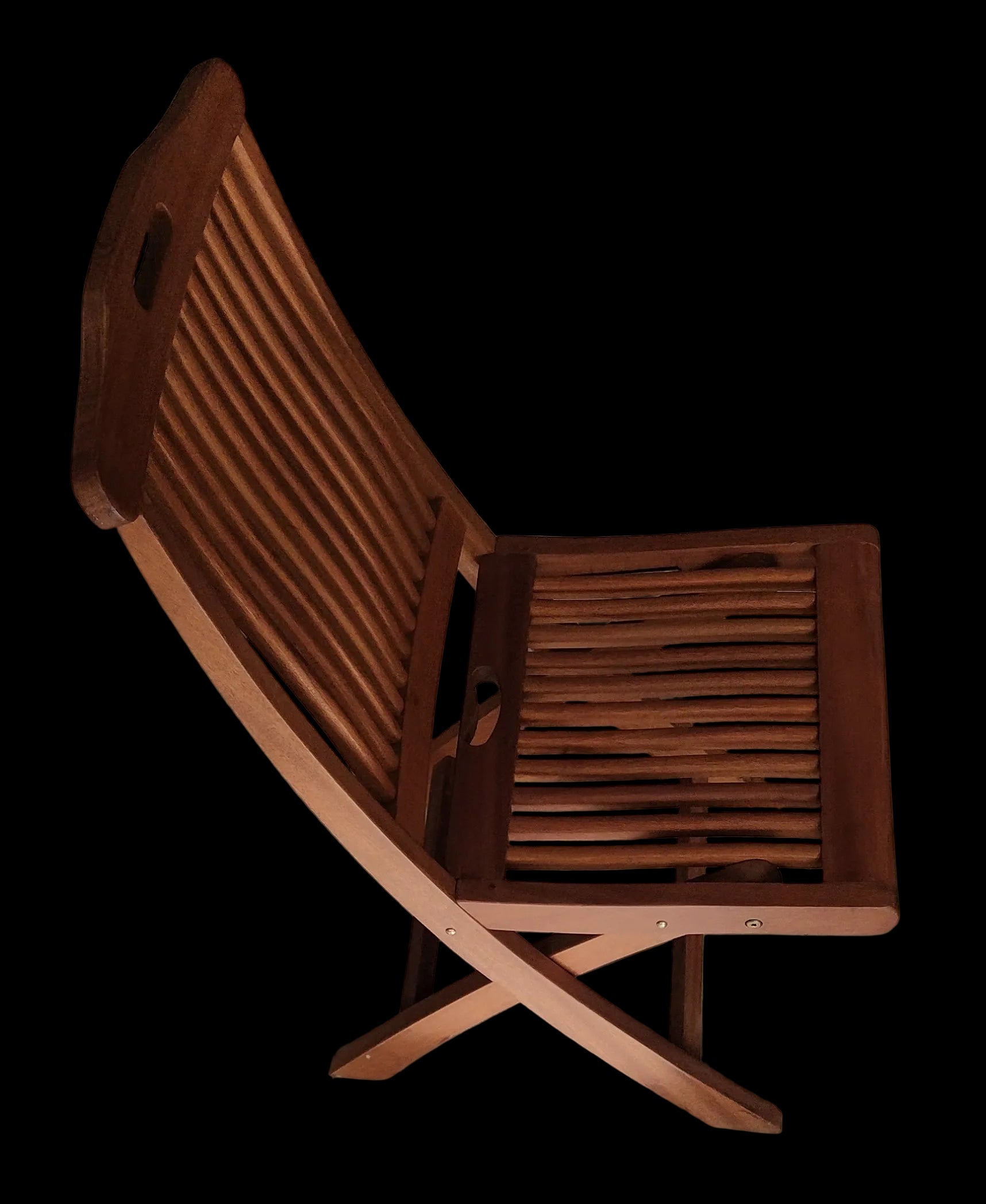 Sedia Pieghevole In Teak Amalfi