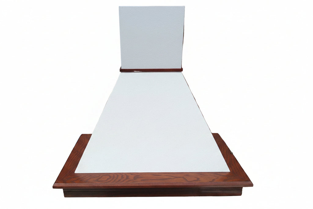 Cappa Style Country /rustica Con Legno-bianca E Aspirazione Faber