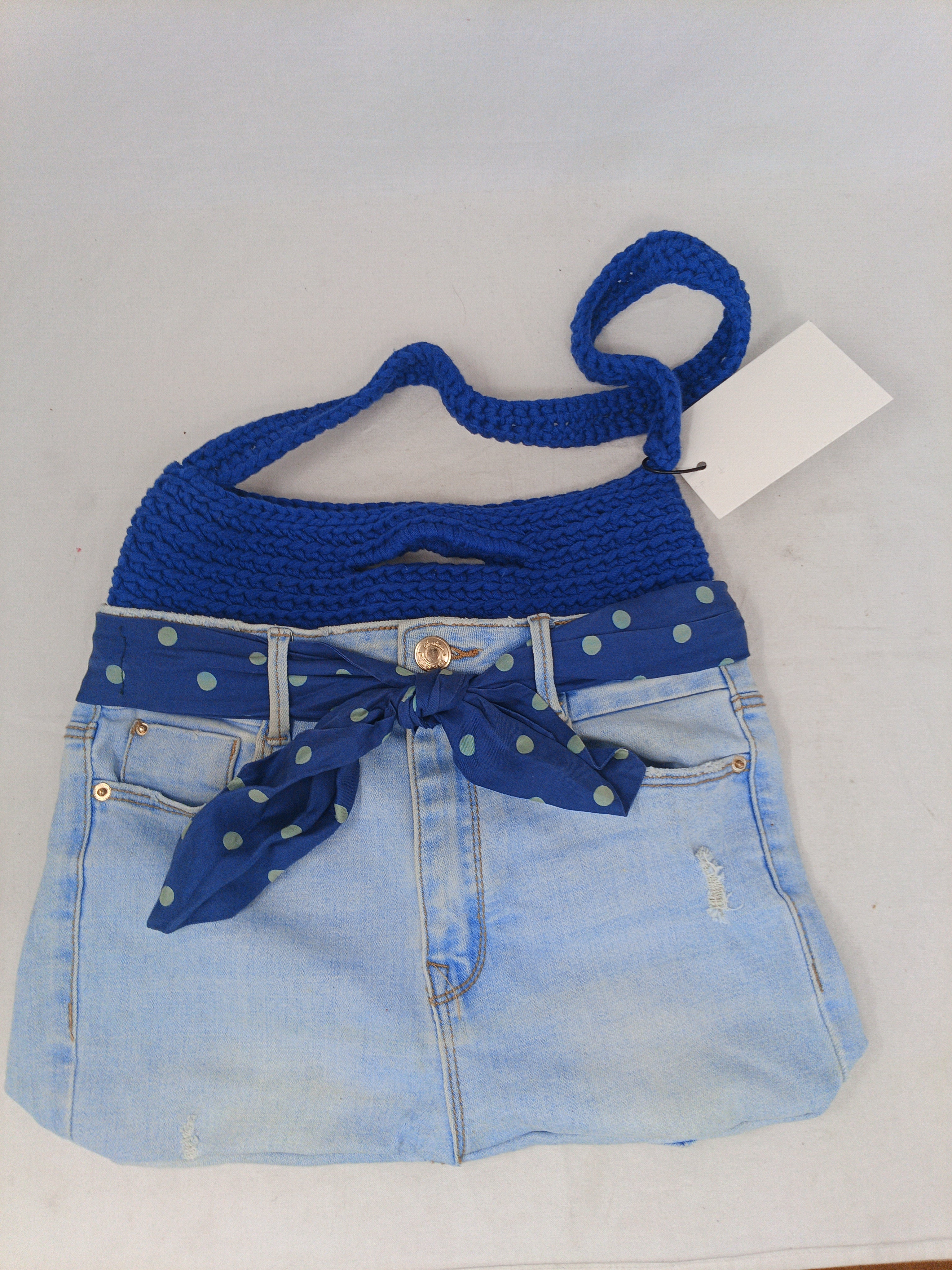 Borsa Jeans Fatto A Mano