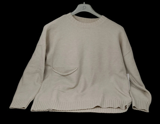 Maglione Misto Lana Beige M