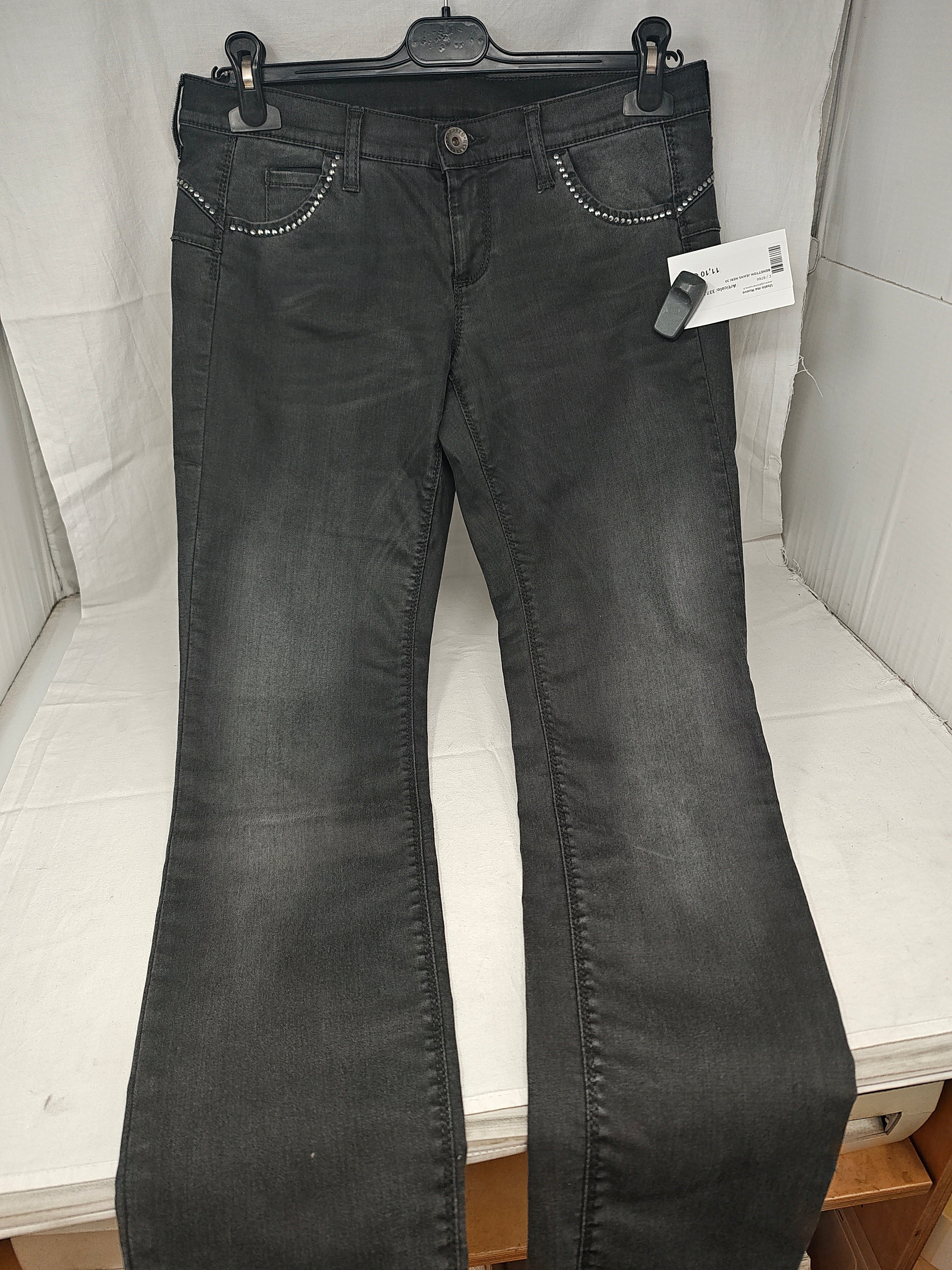 Benetton Jeans Neri 30