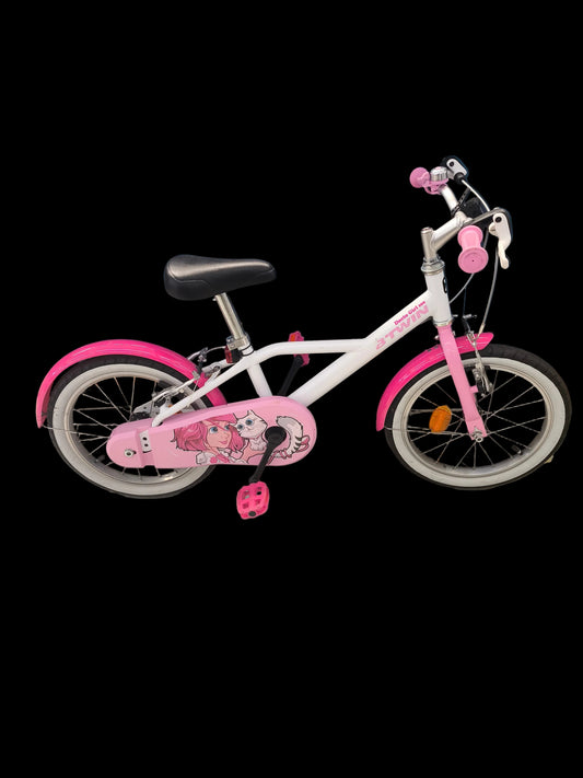 Btwin Bicicletta Bimba Docto Girl 500 16" Come Nuova