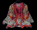 Nymos Cardigan Leopardato Fiori Tu