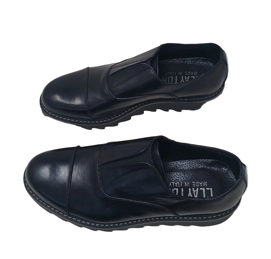 Clayton Scarpe Nere 41 Uomo