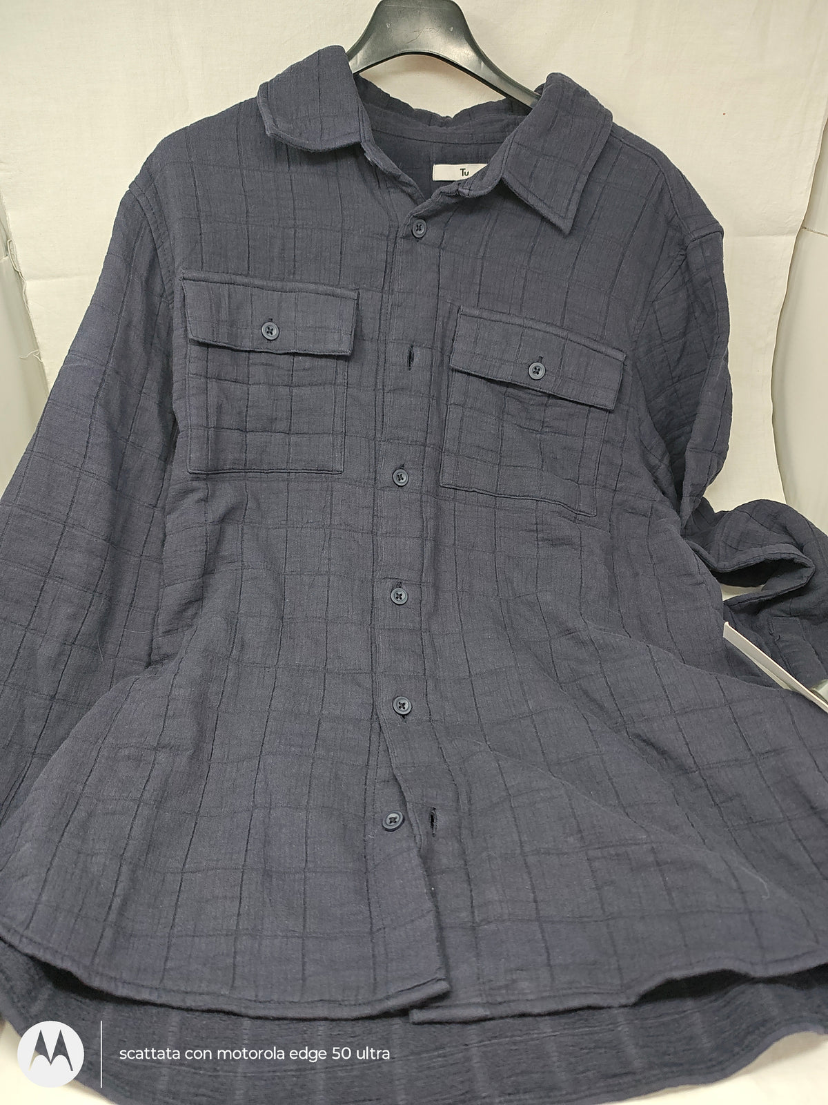 Tu Camicia Pesante Blu L U