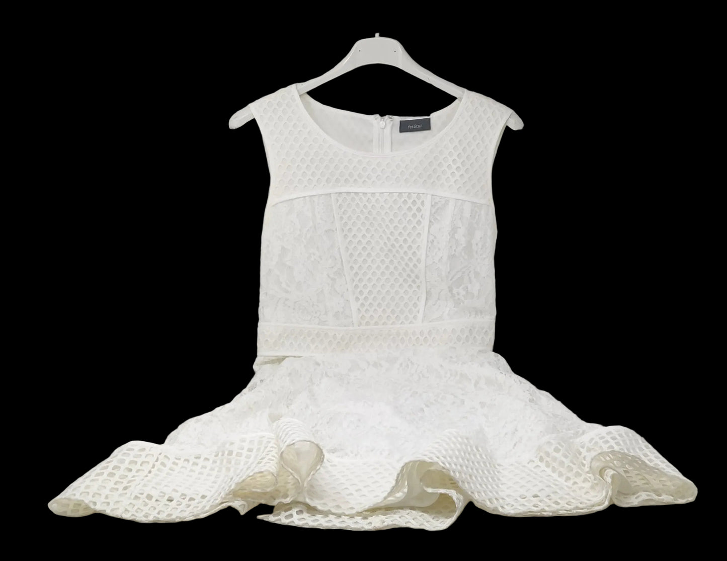 Yessica Abito Bco Pizzo S/m