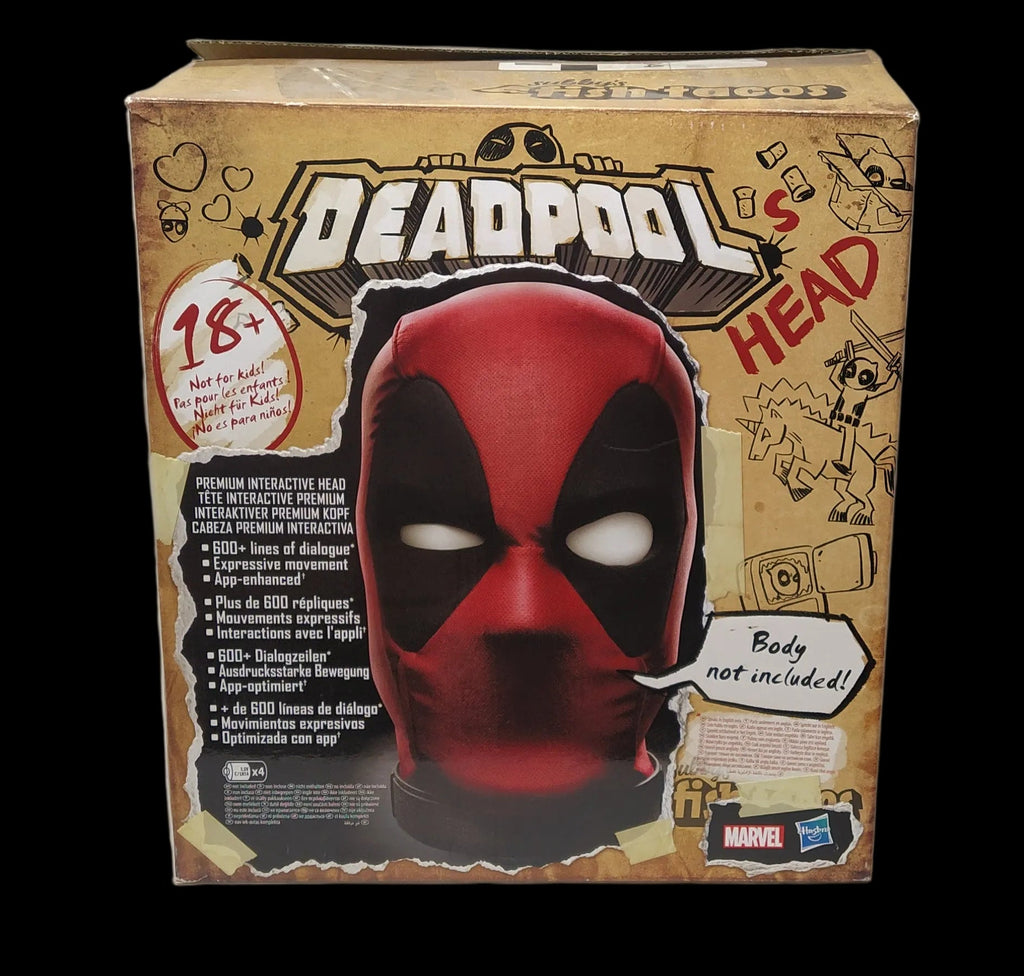 Hasbro Marvel Legends Deadpool Testa Interattiva Elettronica Nuova Con Scatola