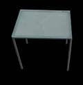 _tavolino Vetro Struttura Ferro Lxpxh 50x40x49