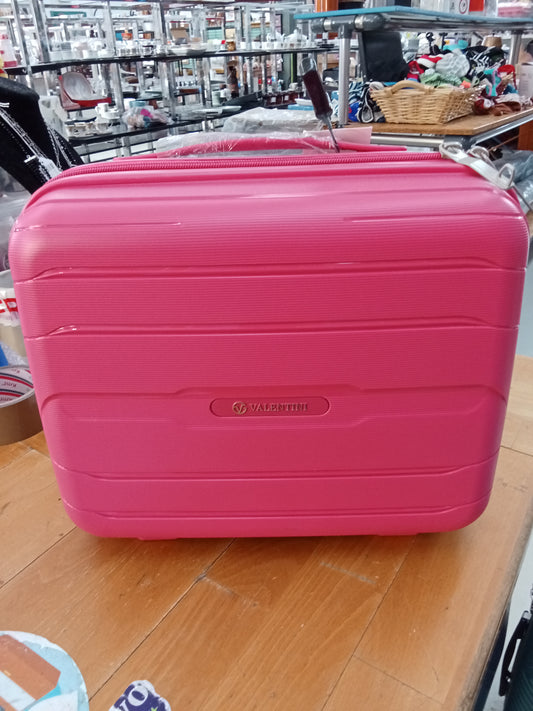 Valentini Beauty Case In Pvc  Fucsia 34x15x15cm Nuovo