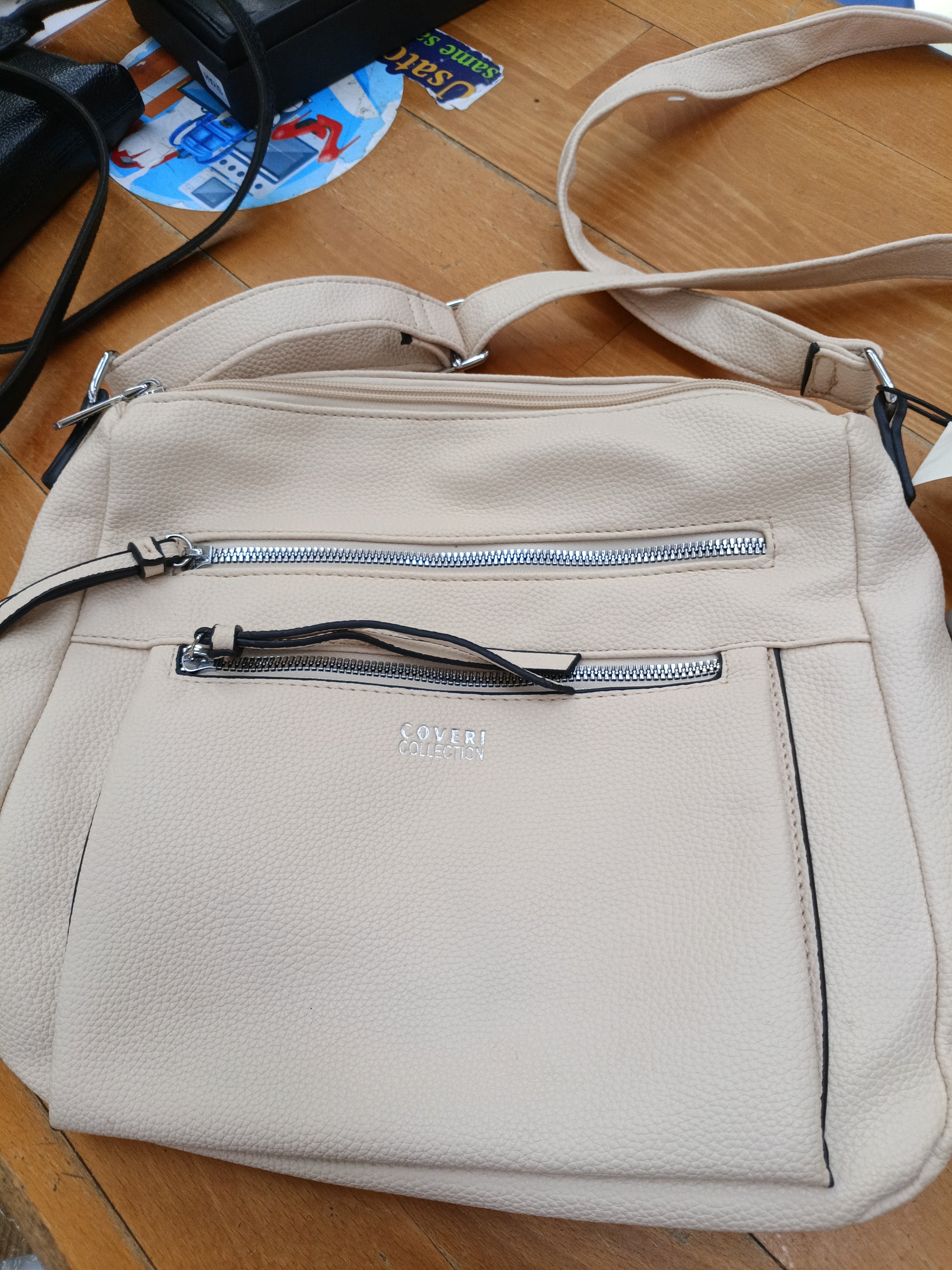 Coveri Collection Borsa A Tracolla Panna