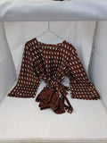 Oltre Camicia Raso Marrone Ner Bco Xl