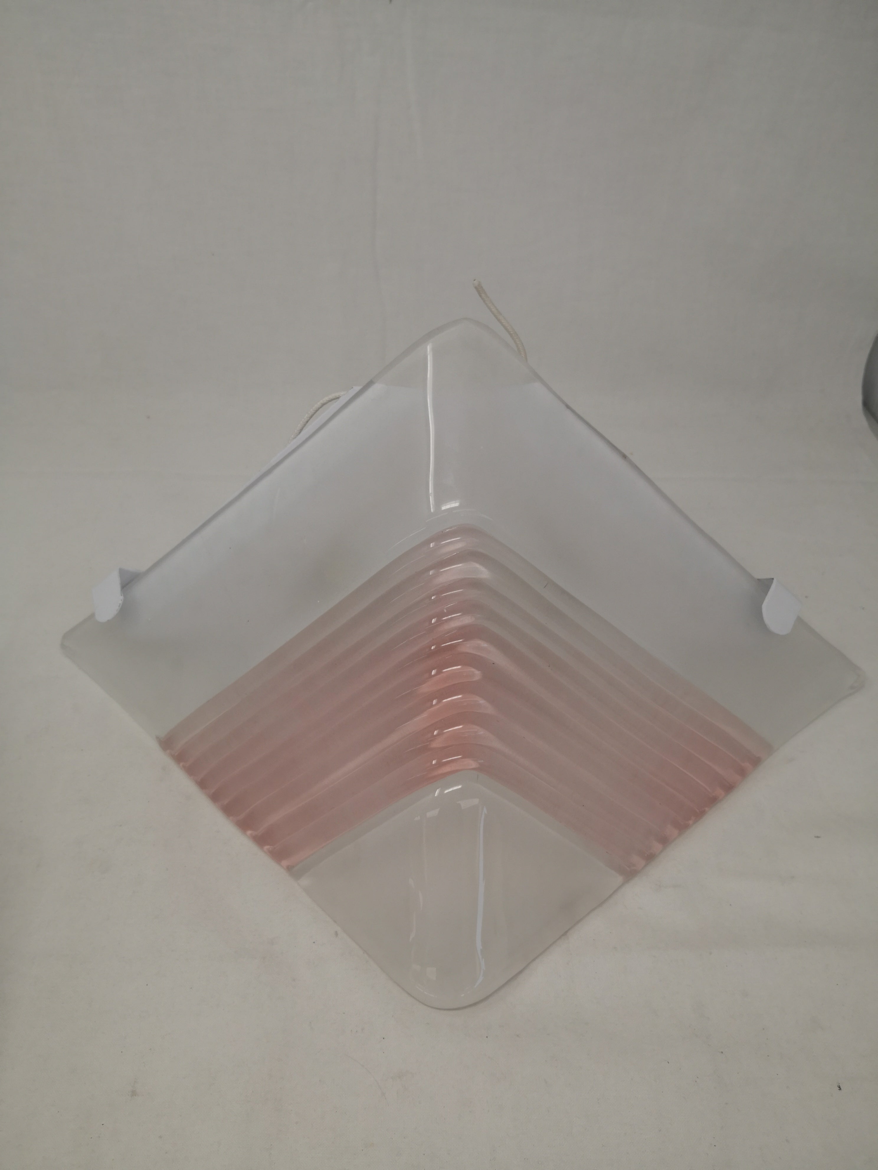 Coppia Applique Da Parete Murano Demajo - Mazzega Anni 80/90
