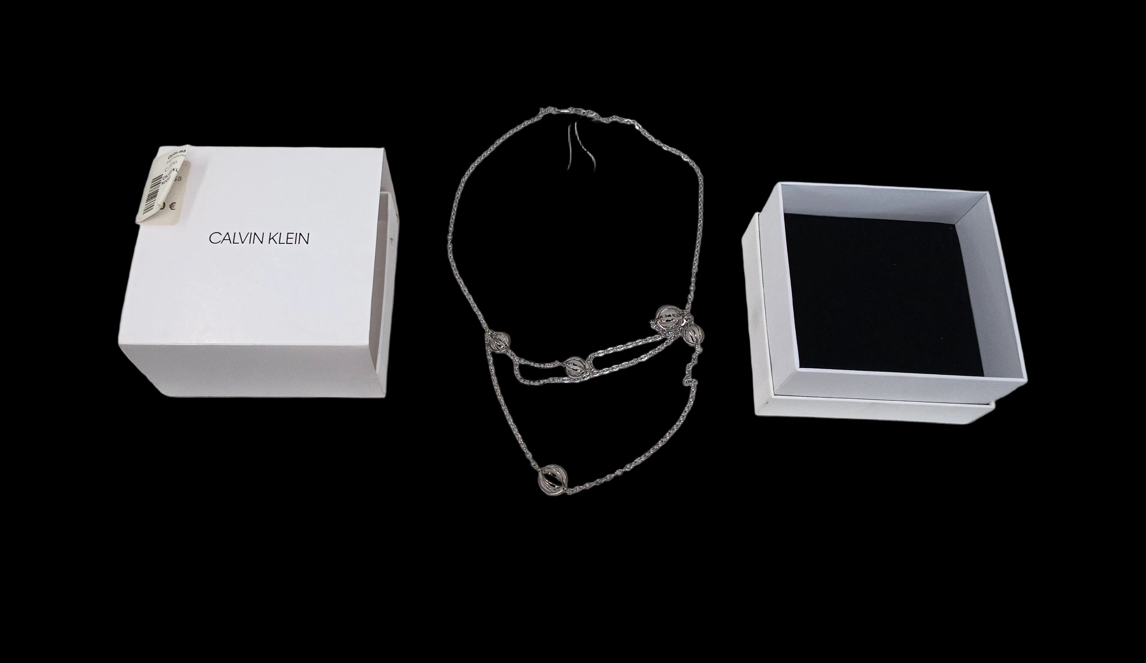 Calvin Klein Collana In Acciaio Nuova