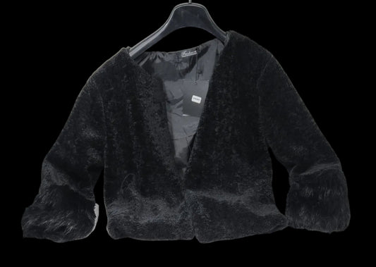 Fashion Giacca Pelo Nero Tu Nuovo