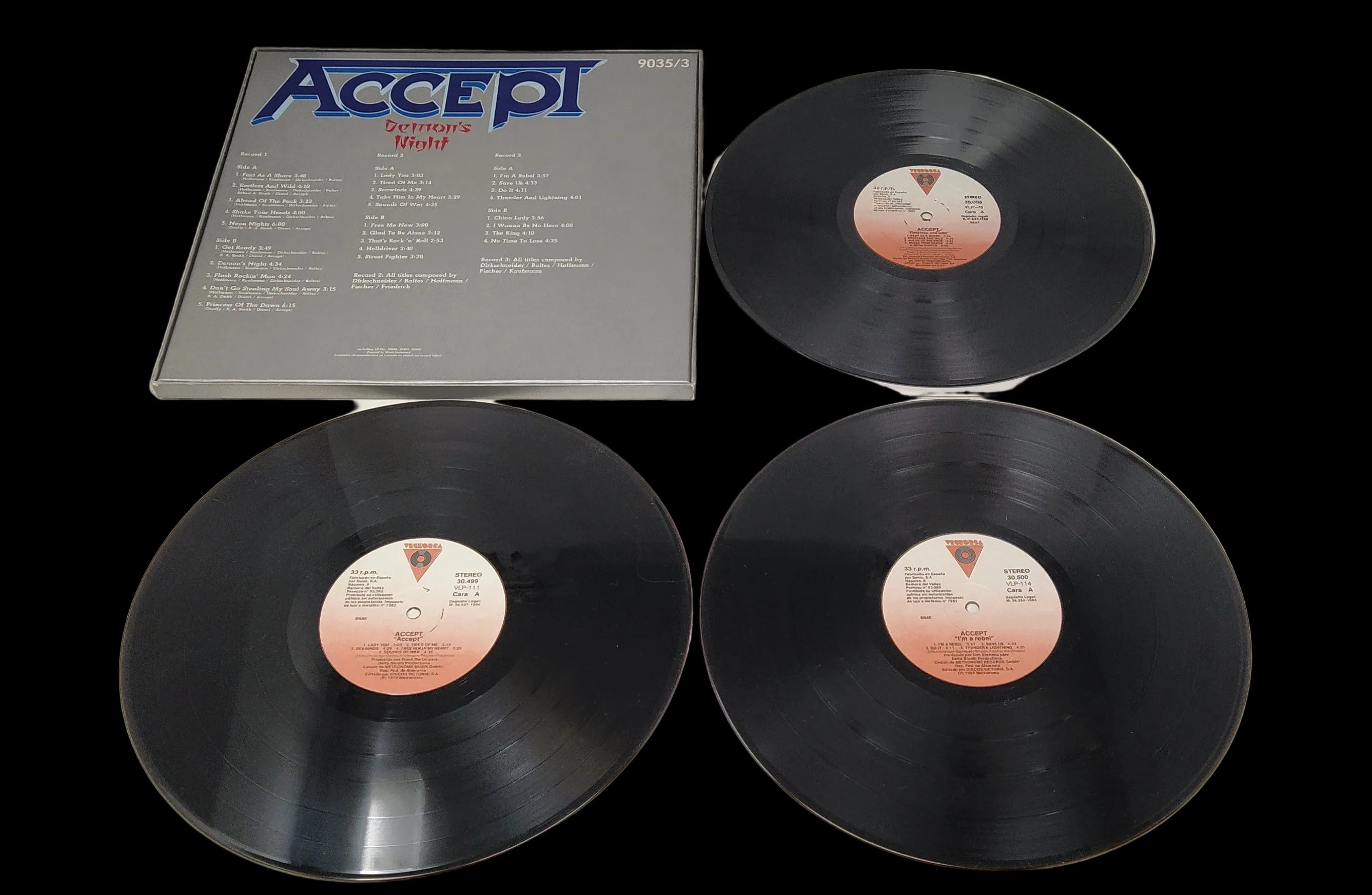 Lp 33 Giri Triplo Accept – Demon's Night