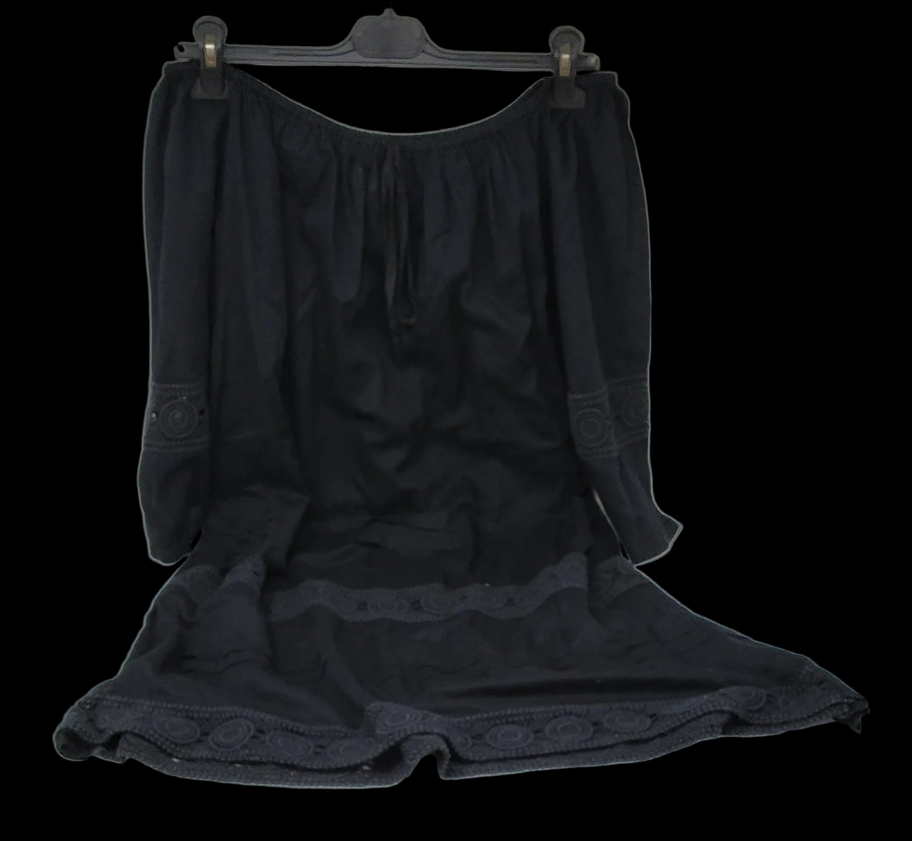 Oroblu Maglia Nera Pizzo Xl