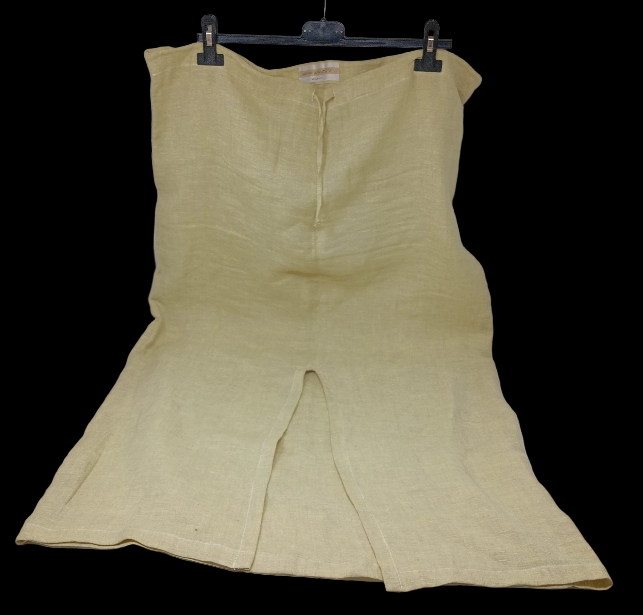 Gio Rizzi Gonna In Lino Beige Xl
