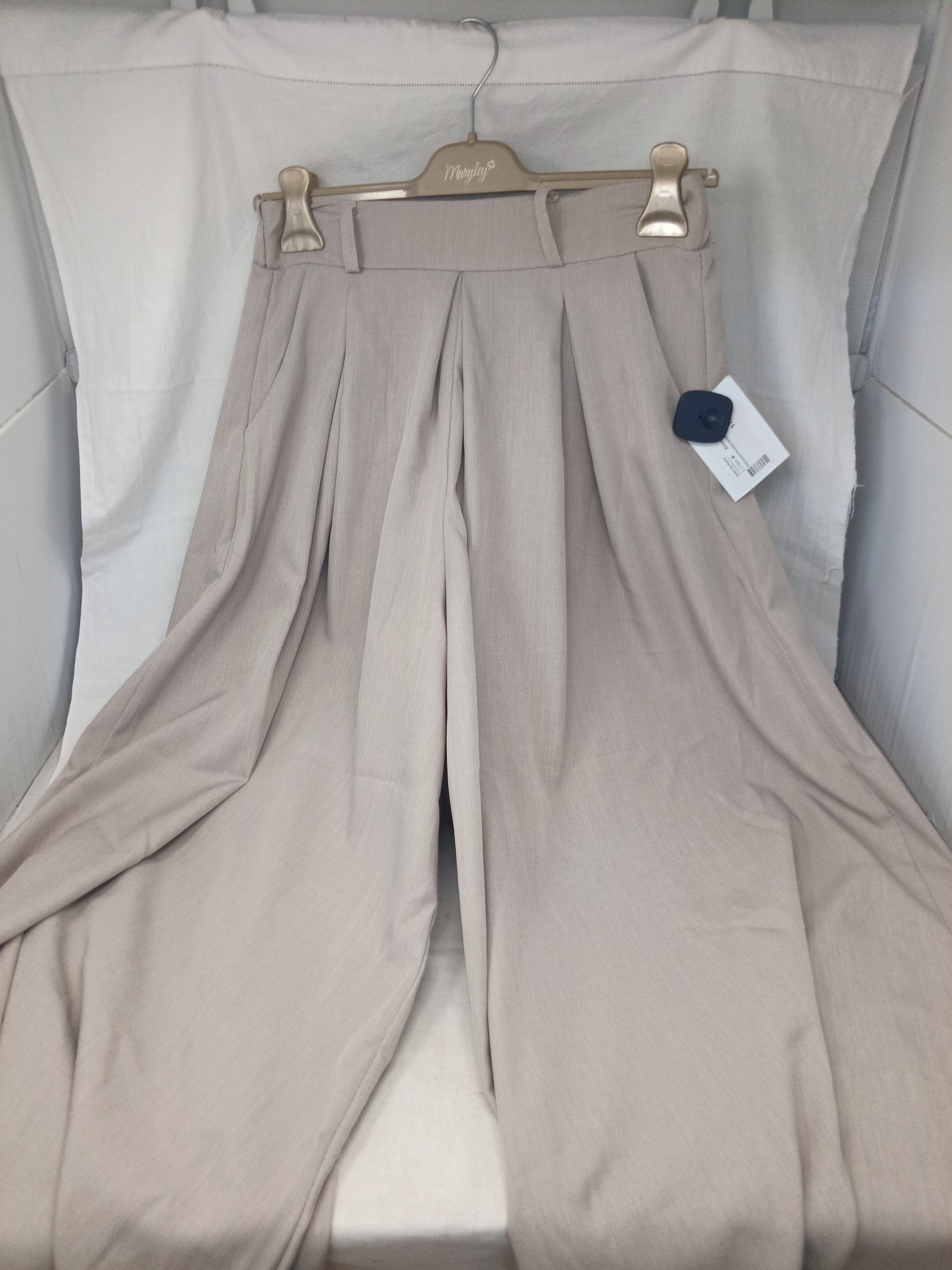 Pantaloni Palazzo Beige S