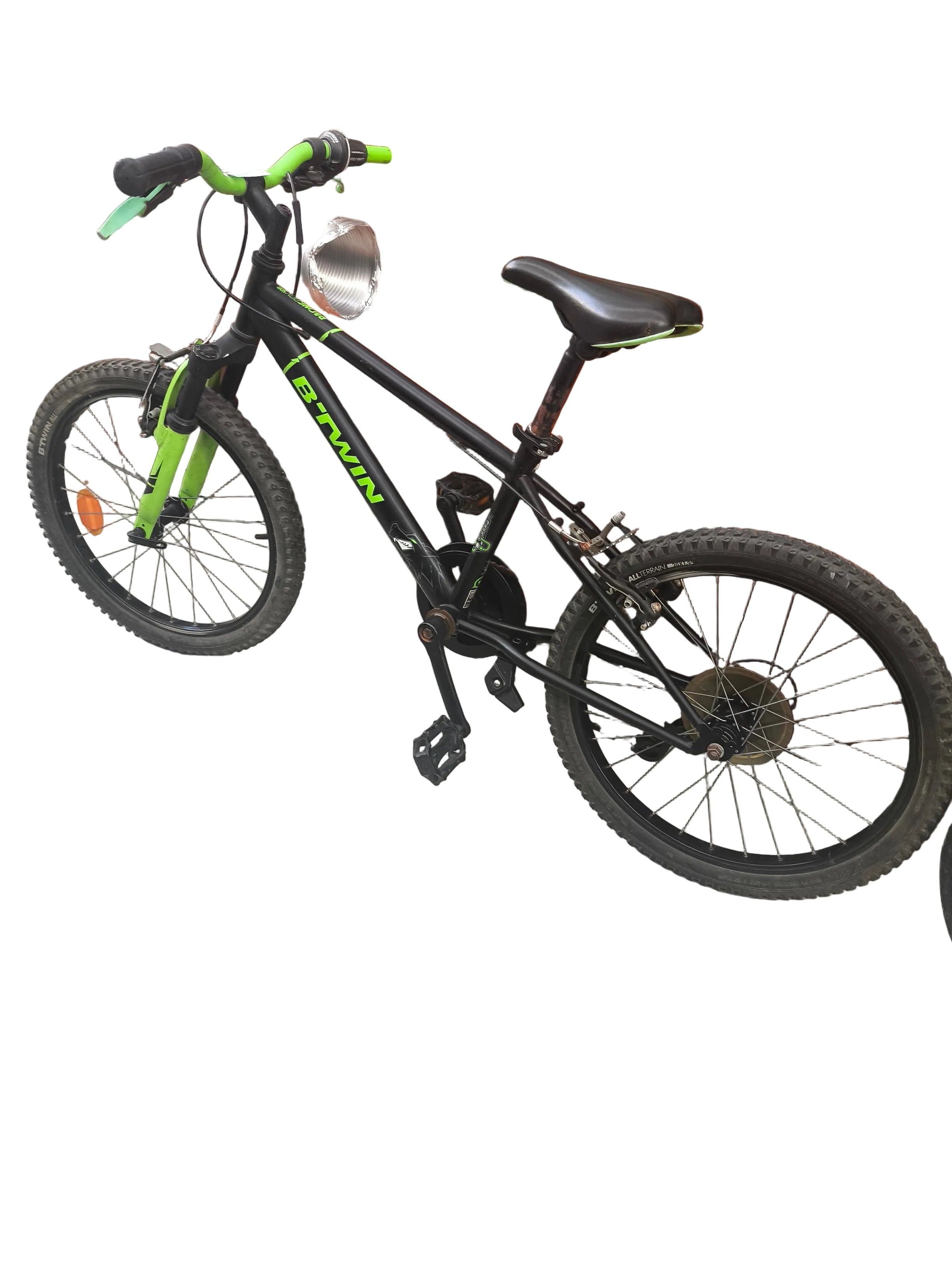 Bicicletta Mountan Bike Ragazzo 20" Nera/verde