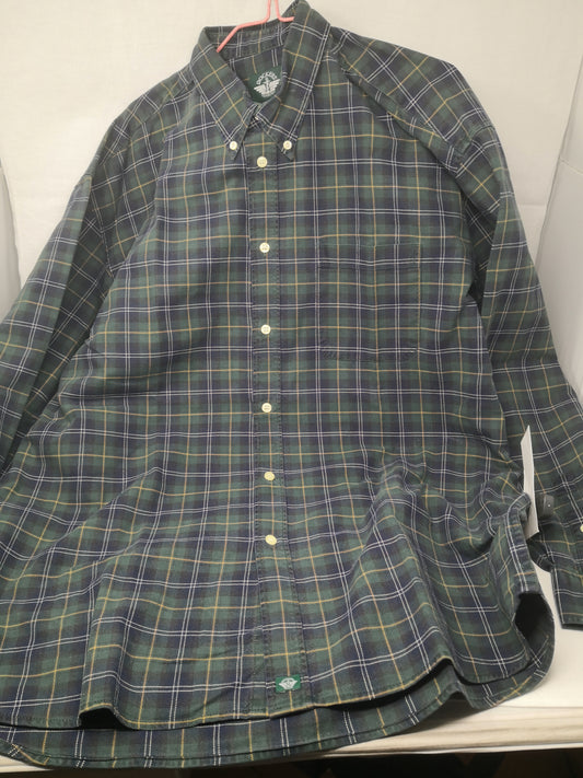 Dockers camicia scozzese verde blu xl