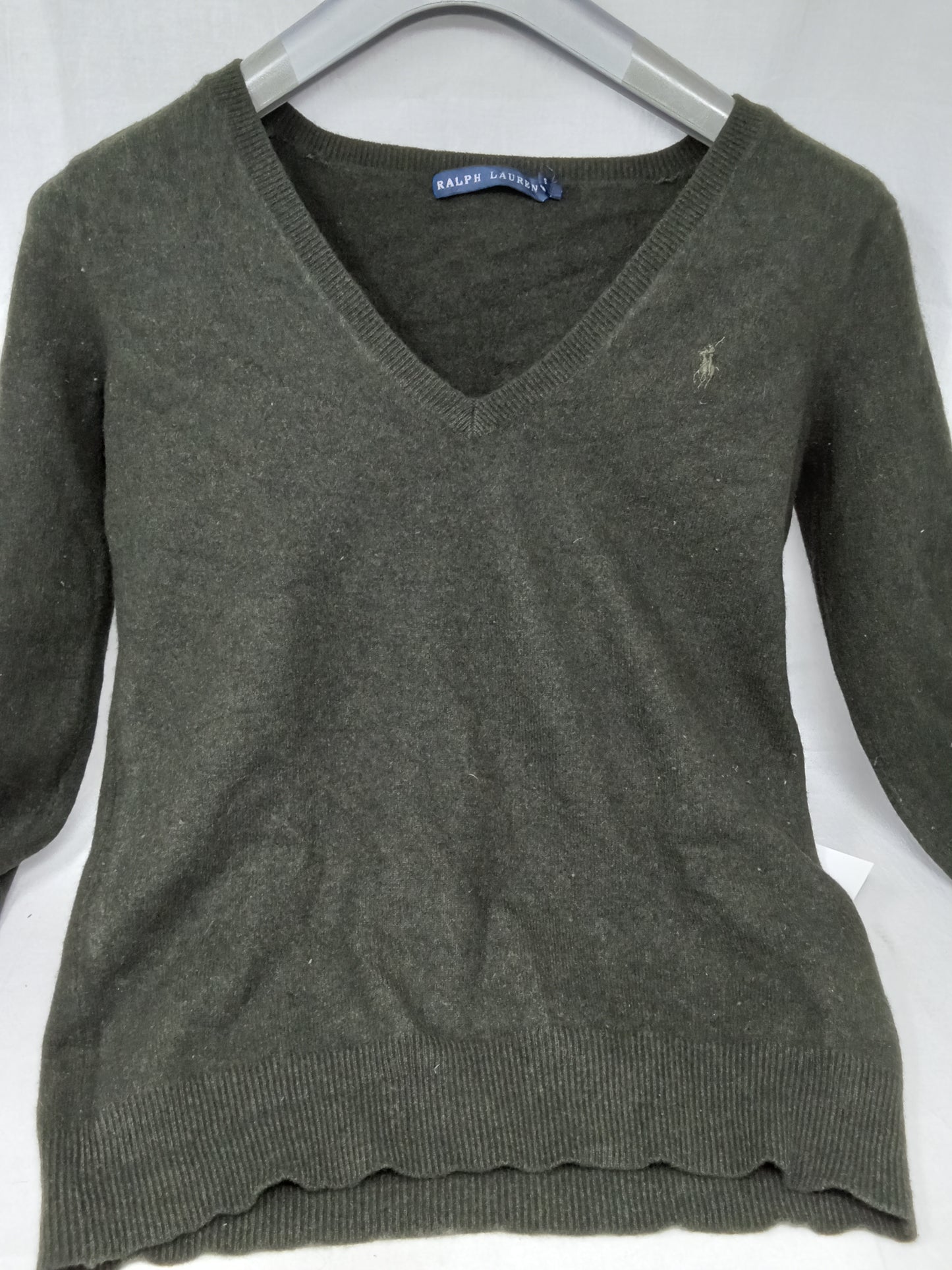 Ralph Lauren Maglione In Lana Verde S